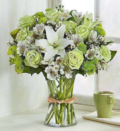 Please Me In Green Bouquet