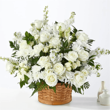 Sentimental Basket in White